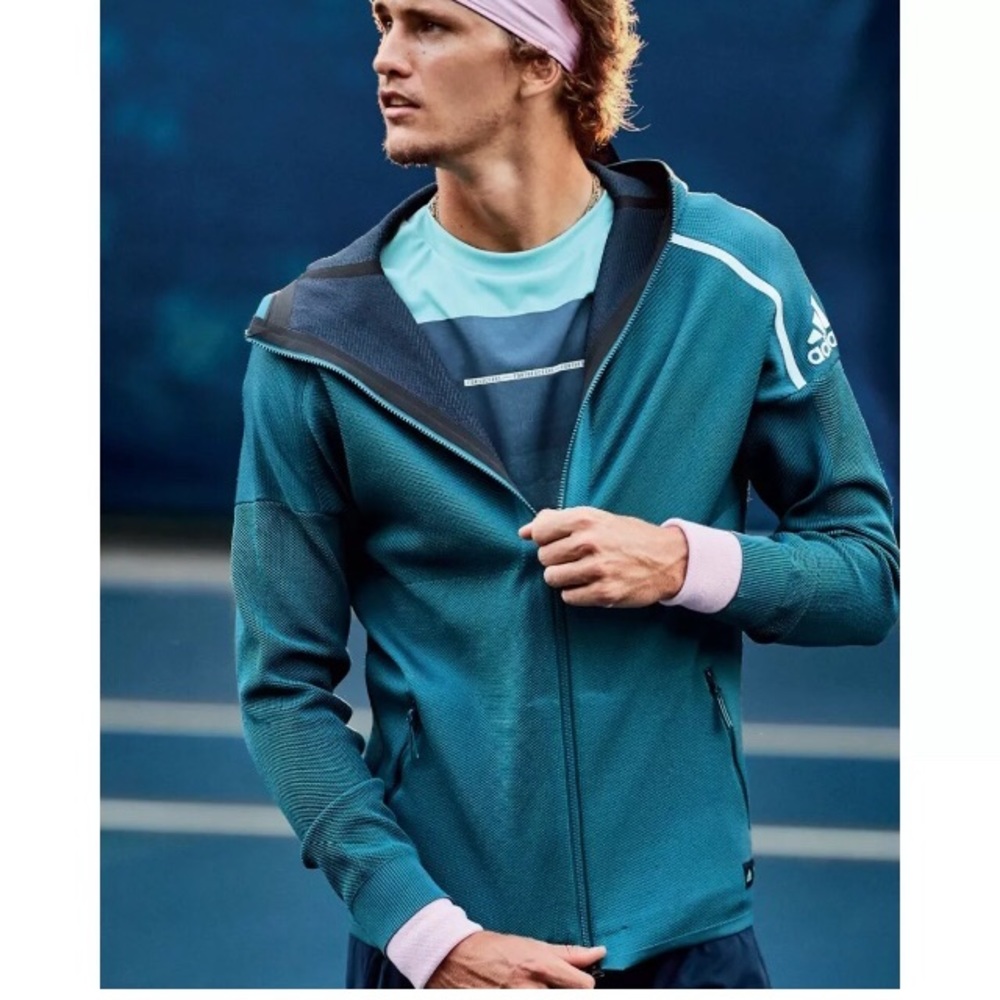 $150 Adidas x PARLEY Mens ZNE Primeknit Hoodie